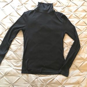 Forever 21 Black Stretchy Turtleneck